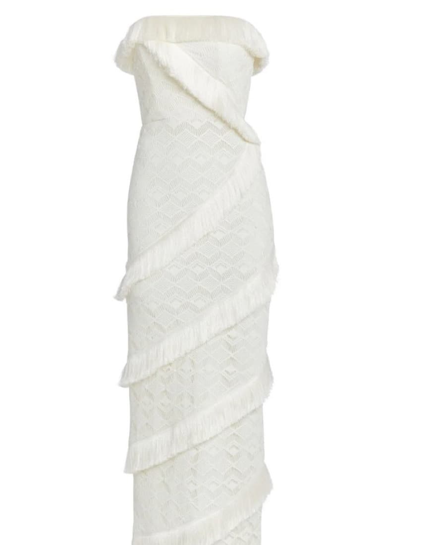 Patbo Ruffle Fringe Tube Dress  - Image 2