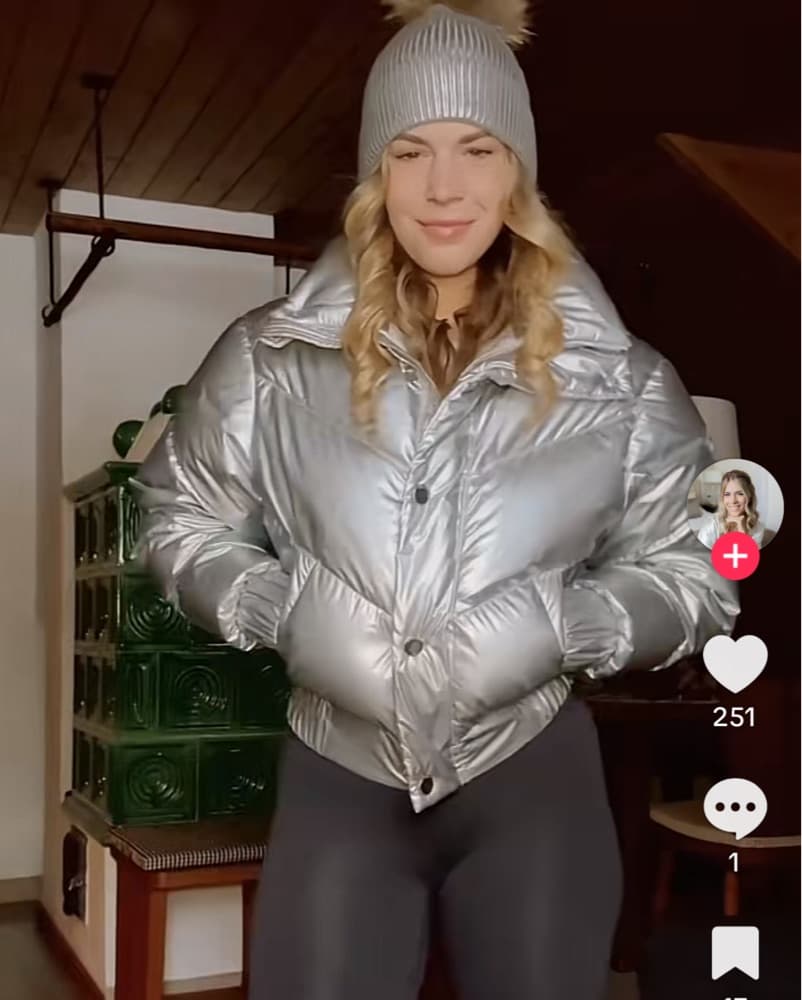 Cordova Silver Metallic Ski Jacket  - Image 4