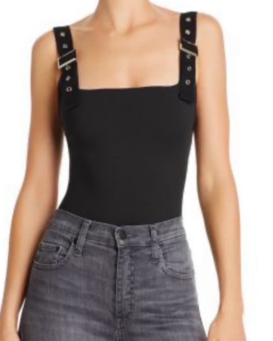 Tiger Mist Black Bodysuit With Buckle - Image 2