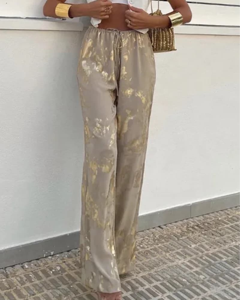 Gold Fleck Pants  - Image 1