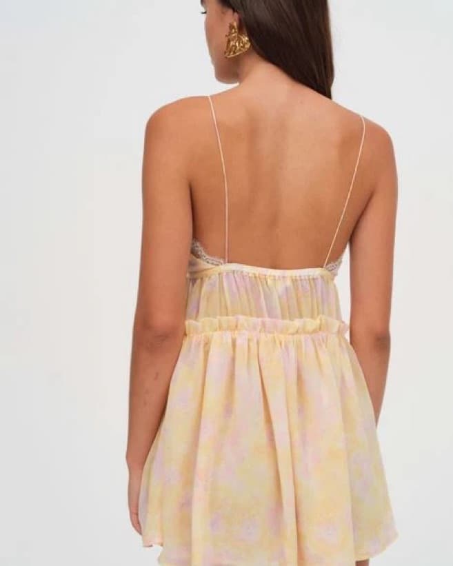 For Love & Lemons Elita Floral Mini - Image 2