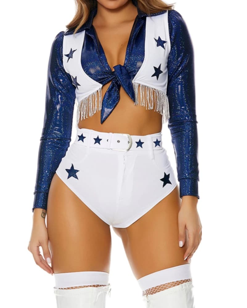Dallas Cowboys Cheerleader Costume - Image 1