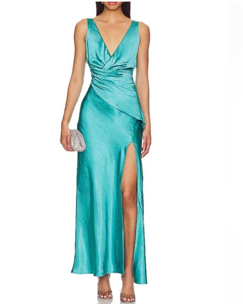 Elliatt Aquamarine Gown - Image 2