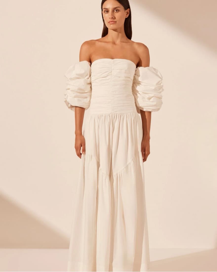 Shona Joy Maxi Dress - Ivory  - Image 2