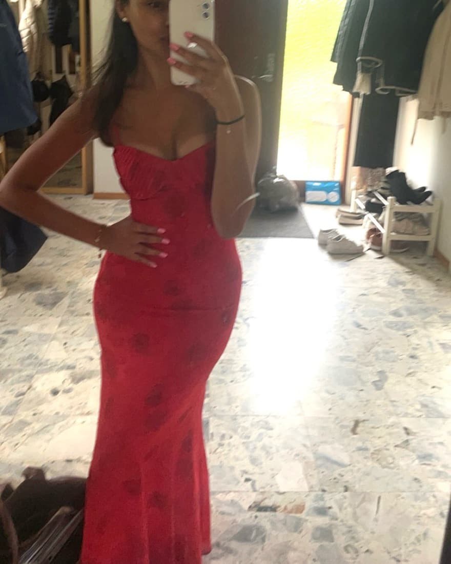 Red Adoore Dress - Image 1