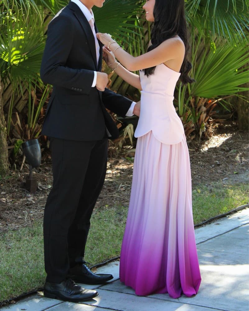 Club L london nia Pink Ombre Maxi Dress - Image 2