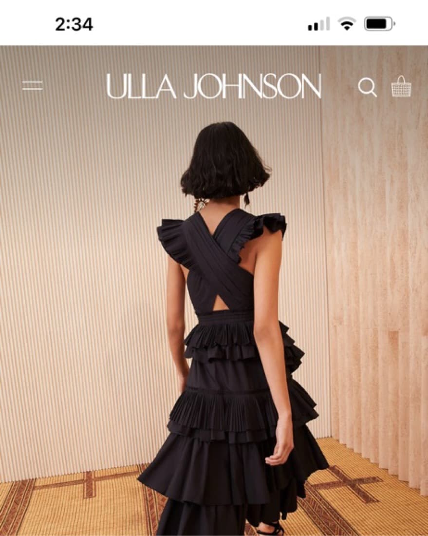 Ulla Johnson Aurore Dress Noir - Image 4