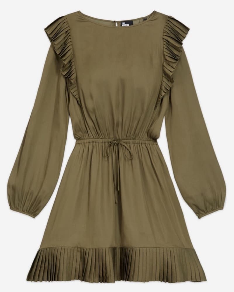 The Kooples Short Pleated Dress - Image 1