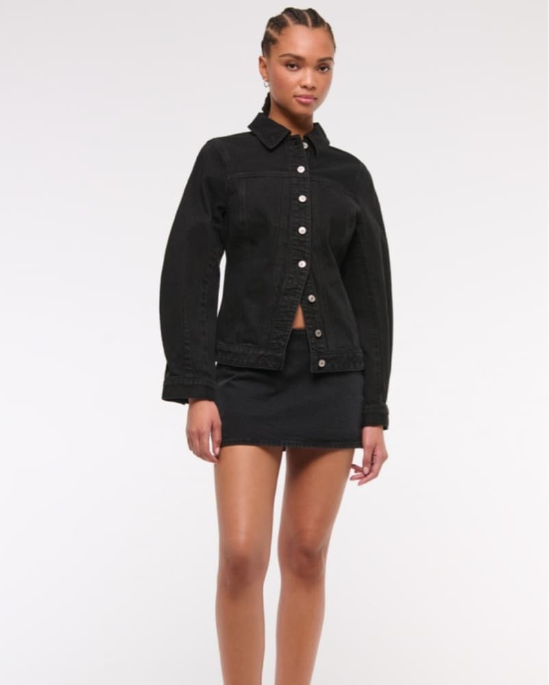 Abercrombie Slim Barrel Denim Jacket - Image 4
