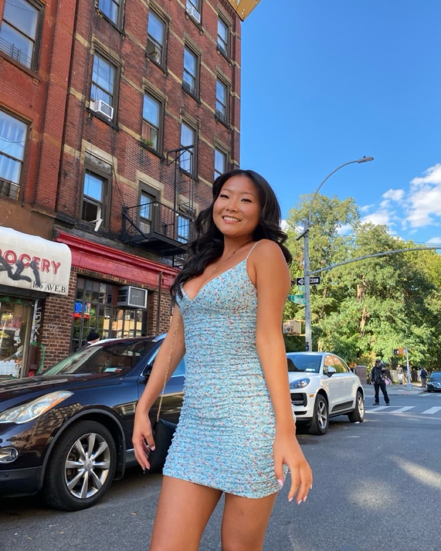 Urban Outfitters Floral Blue Dress - Image 2