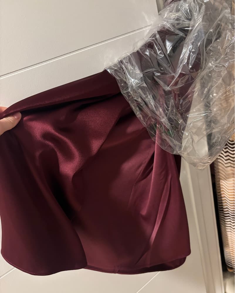 $598 Retrofete Olivine Maroon Dress  - Image 5