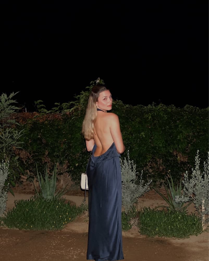 Formal Satin Dress - Image 1