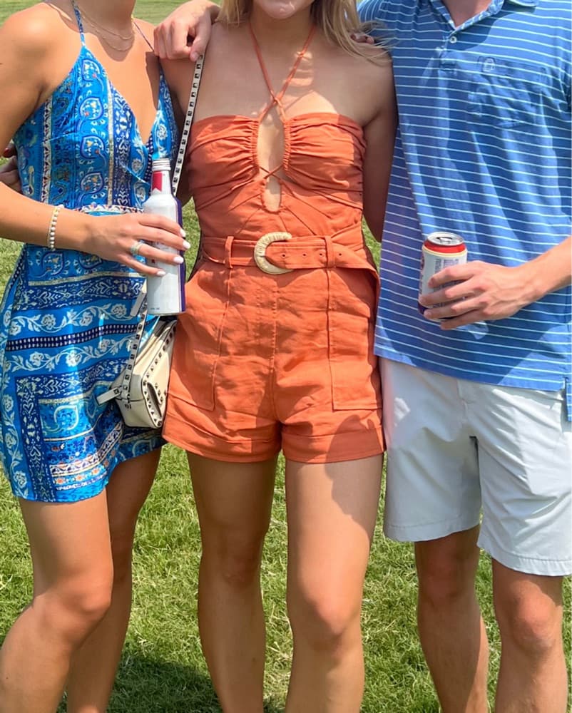 Simkhai Orange Romper  - Image 1