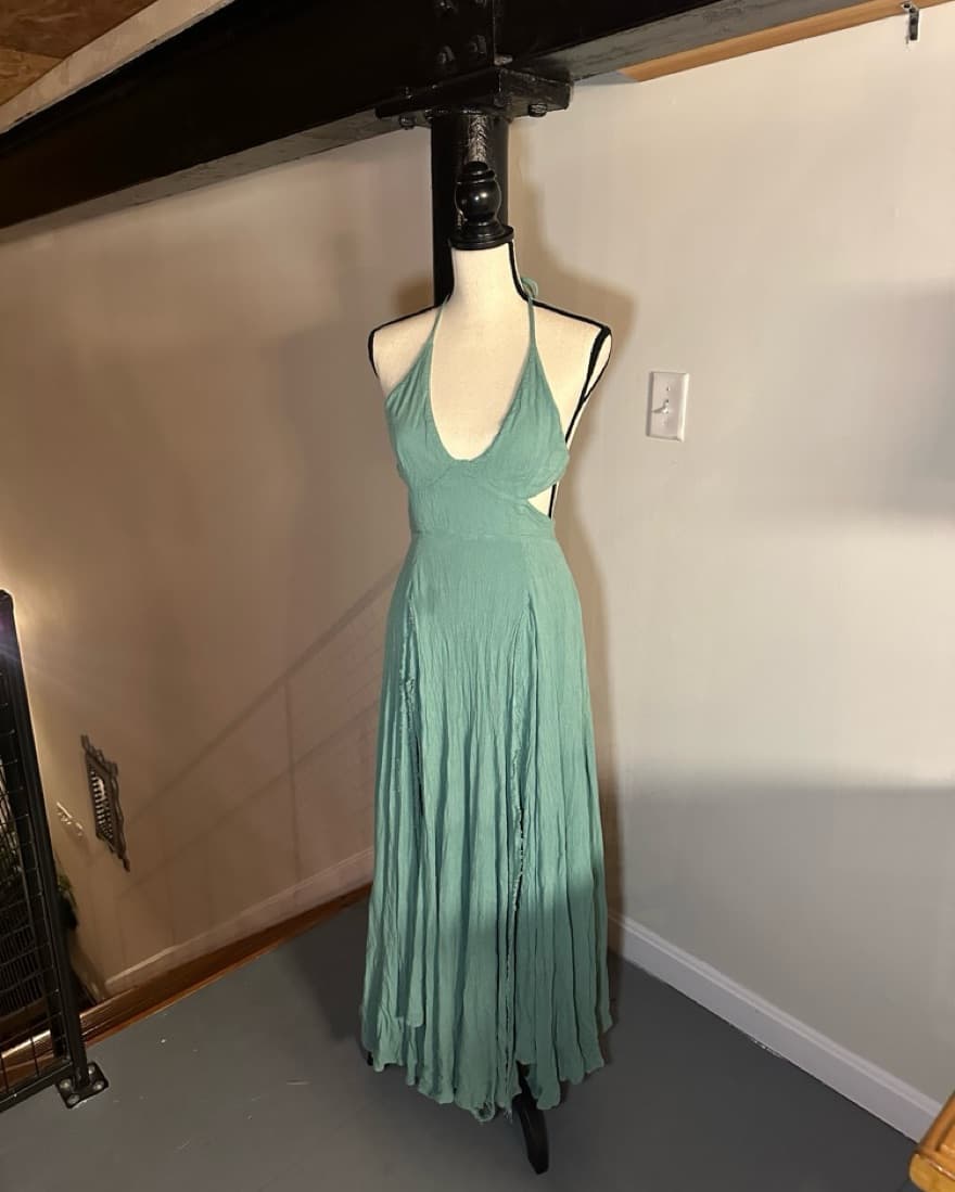 Lillie Free People Dress Sage Green  - Image 4