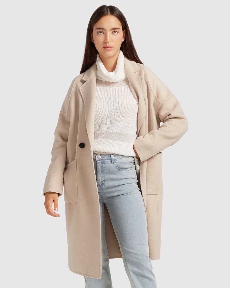 Belle & Bloom Double-Breasted Wool Coat - Image 1