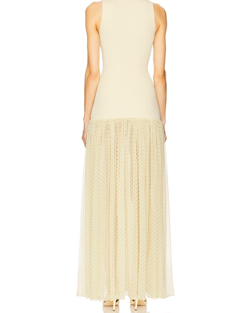 Helsa Costanza Gown in Butter Yellow - Image 3
