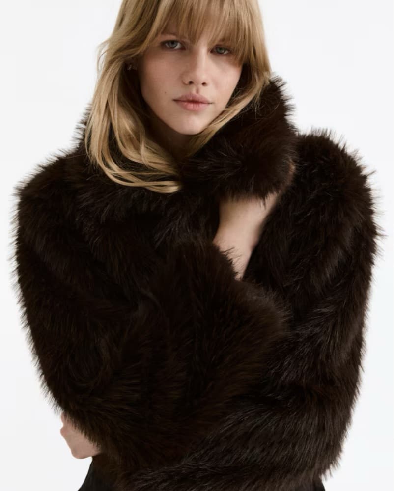 Brown Fur Jacket - Image 4