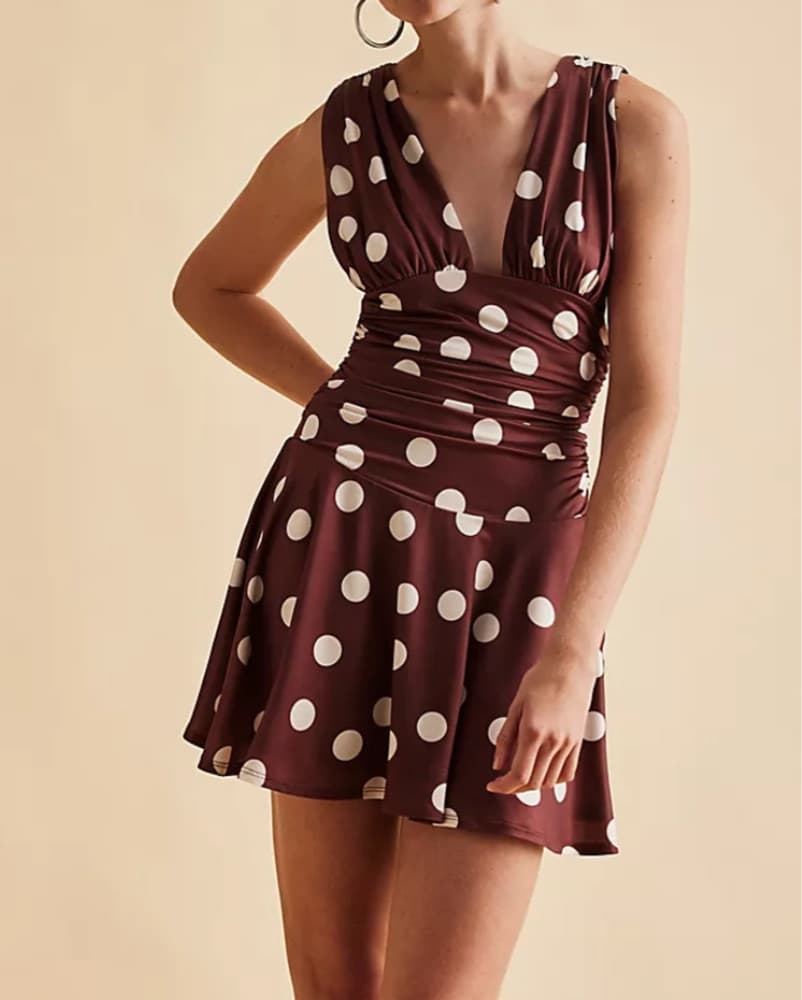 Free People Polka Dot Annabelle Dress - Image 1