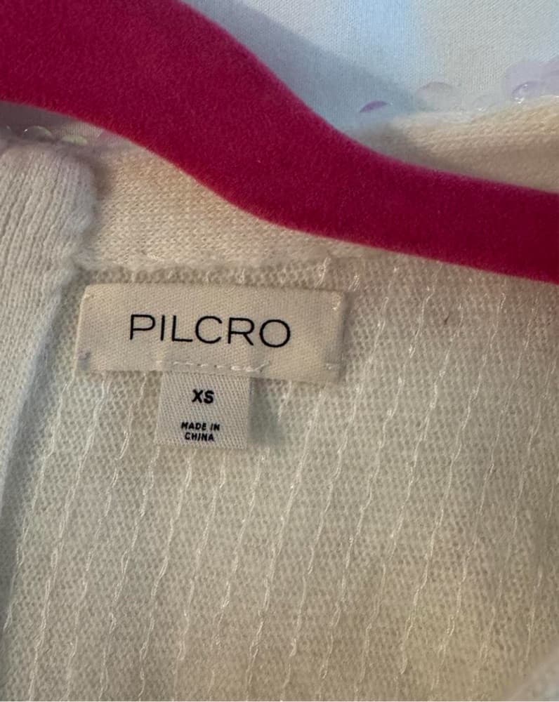Pilcro sequin muscle cashmere sweater ve - Image 5