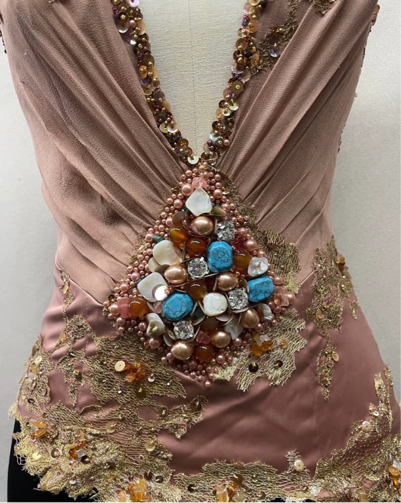 Mandalay Halter Corset Top - Image 3