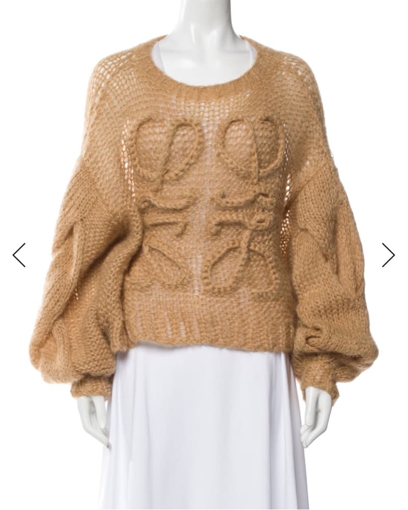 Loewe Mohair Scoop Neck Sweater - Image 2