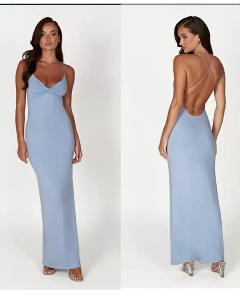 Meshki Maxi Open Back Dress! - Image 4