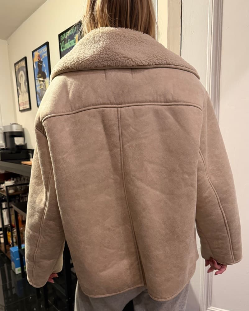 Zara cream coat  - Image 2