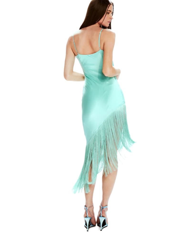 Mirae Paris Belle Azure Fringe Dress - Image 2