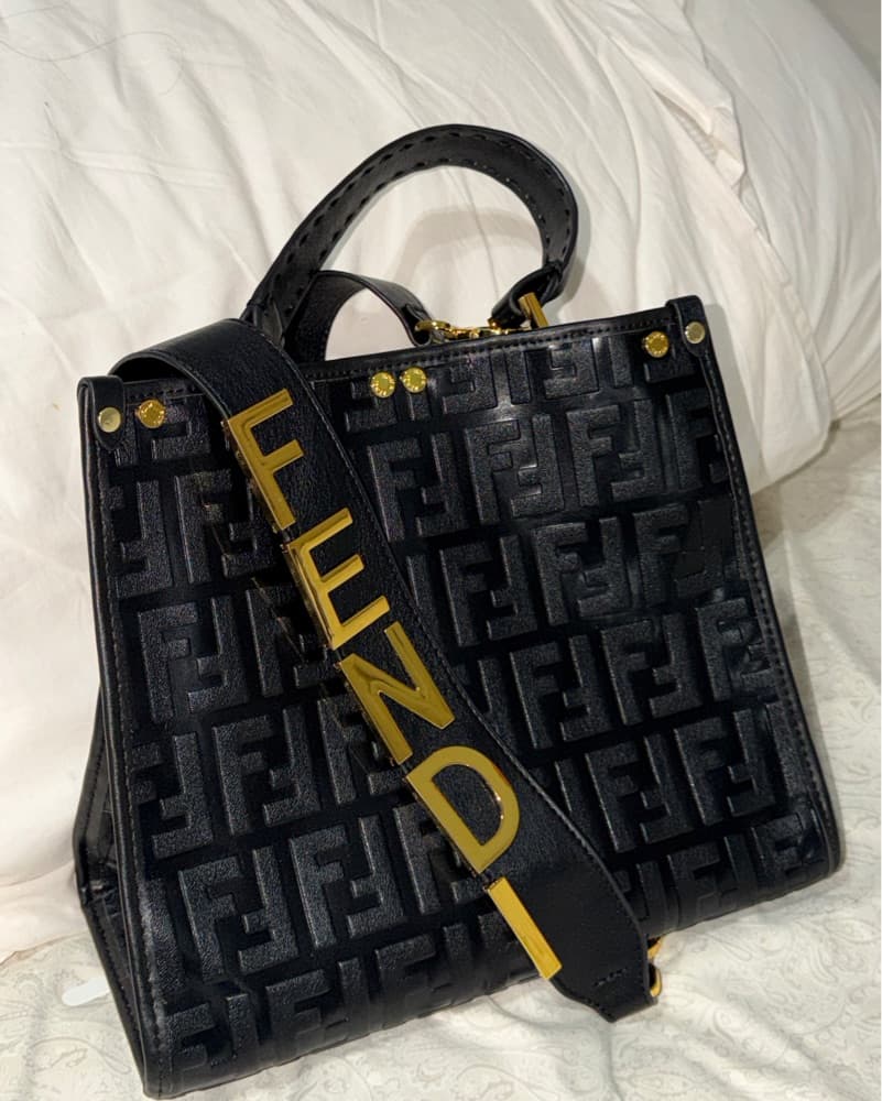 Fendi FF Embossed Tote Bag  - Image 3