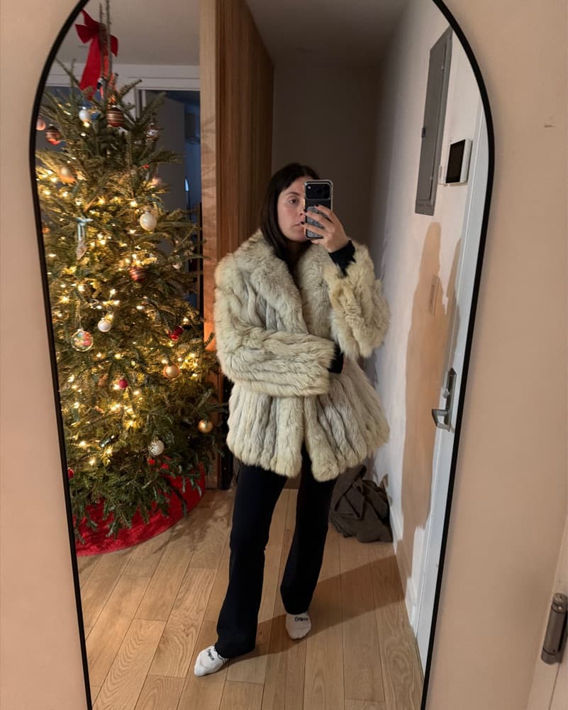 Vintage Fox Fur Coat - Image 2