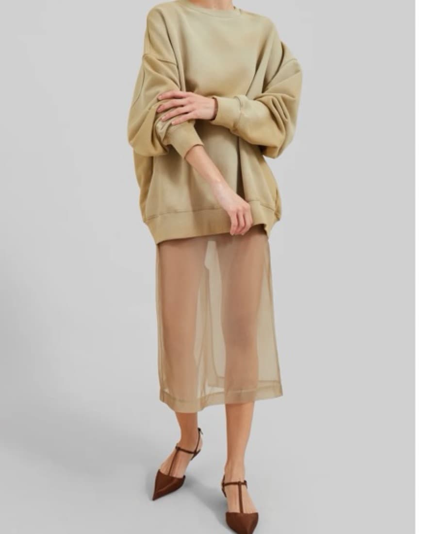 Frankie Shop Sheer Midi Skirt - Image 4
