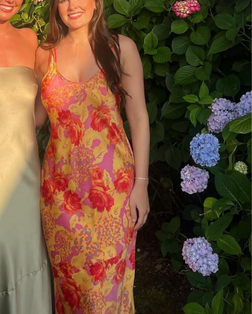 Free People Floral Midi Dress - Image 2