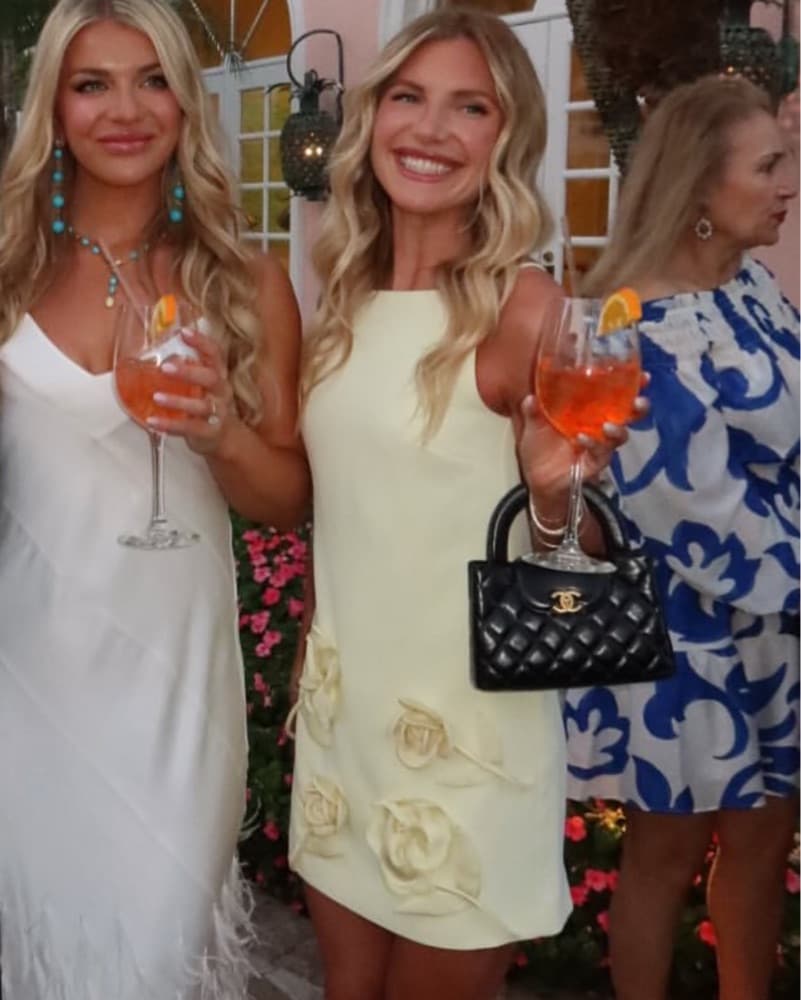 Yellow Floral Mini Dress - Image 4