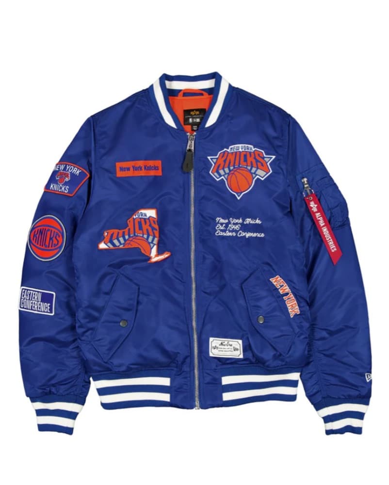 Knicks Bomber Jacket - Image 1