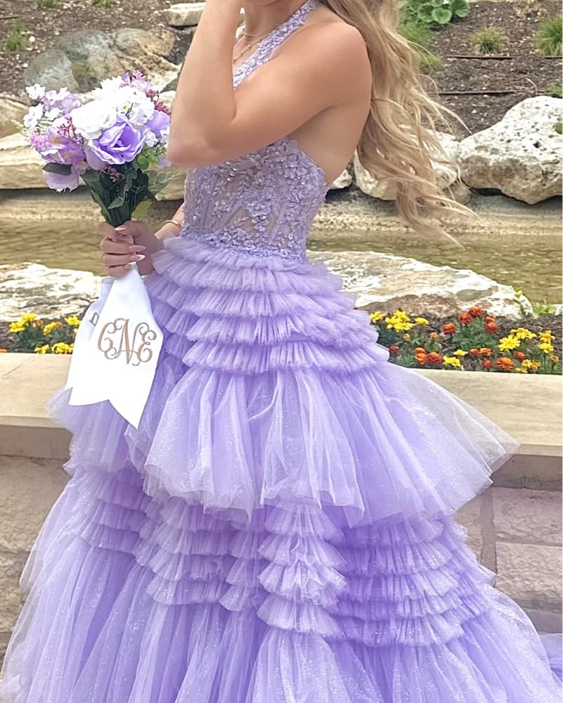 Lavender Prom Dress - Image 3