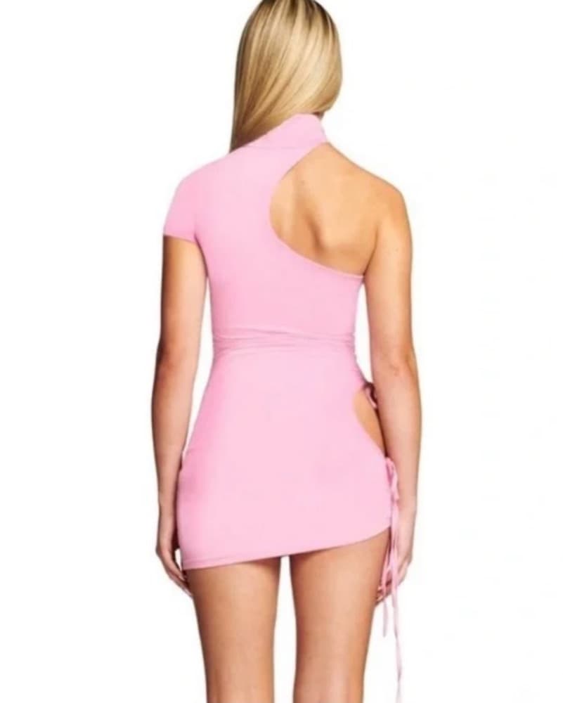 I.AM.GIA Lara Pink Cutout Mini Dress - Image 3