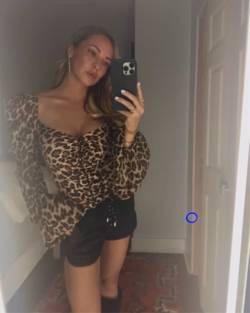 Caroline Constas Leopard Corset Top  - Image 2