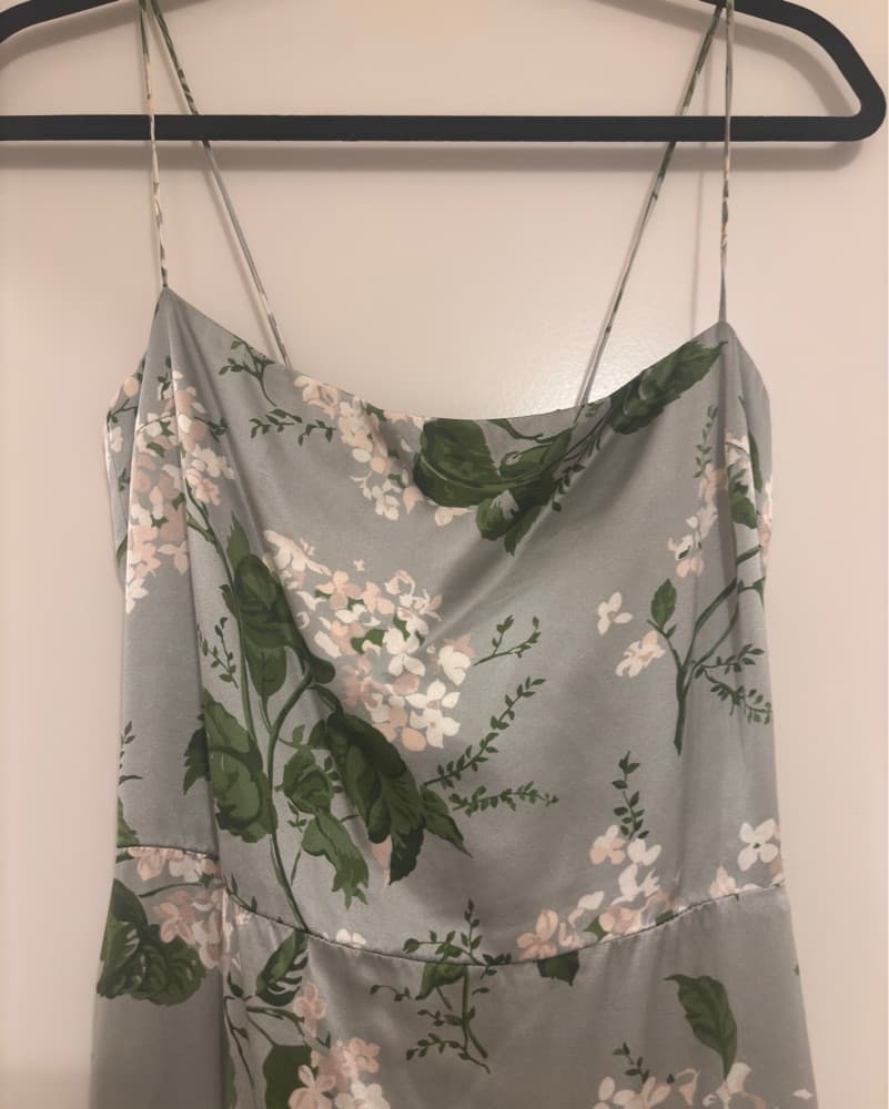 Reformation Frankie Silk Dress - Image 4
