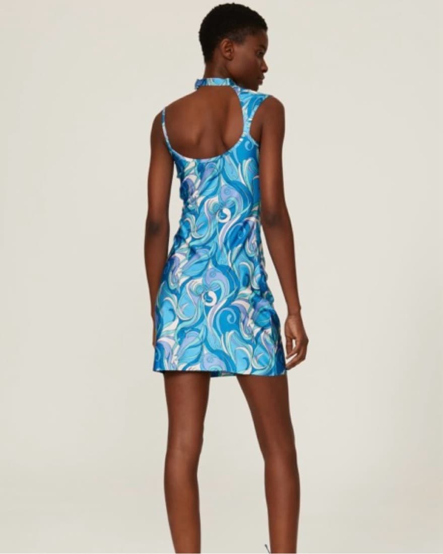Coperni Patterned One-Shoulder Dress - Image 3