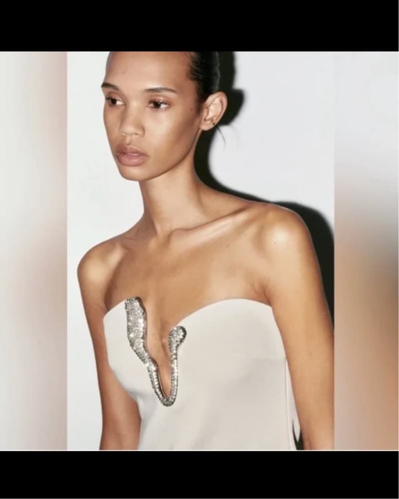 Zara Jewel Strawss Dress - Image 2