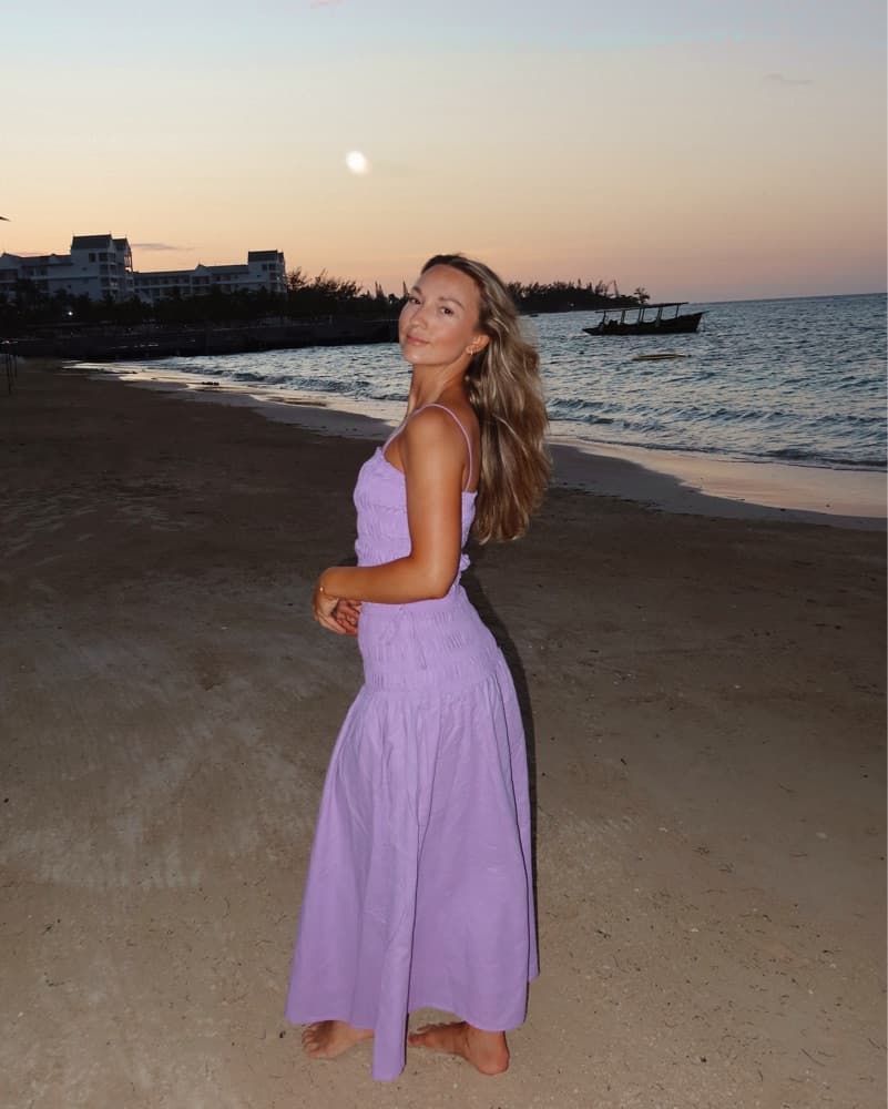 Elegant Lilac Skirt Set - Image 4