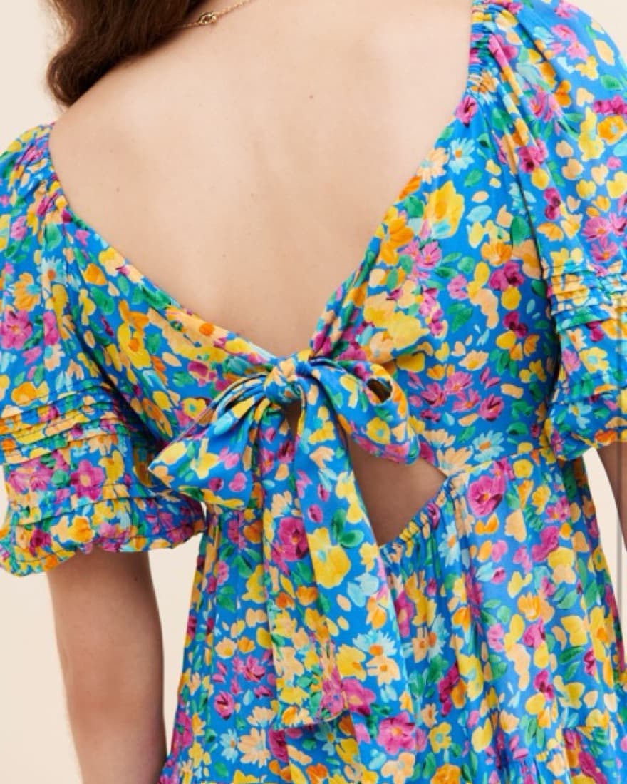Saylor Annaleise Floral Midi Dress - Image 4
