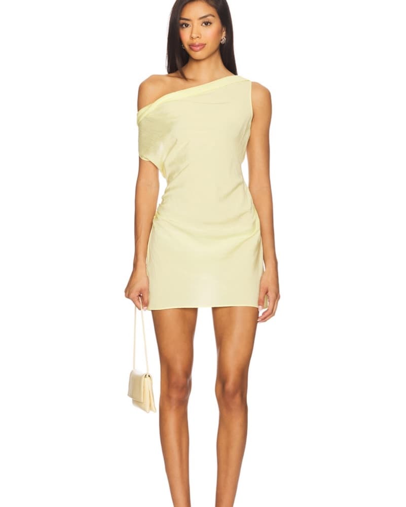 Chic One-Shoulder Mini Dress - Image 1