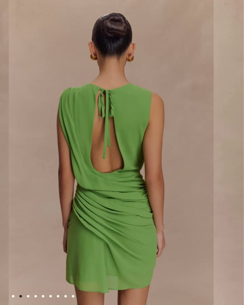 Meshki Oria Chiffon Mini Dress - Image 3