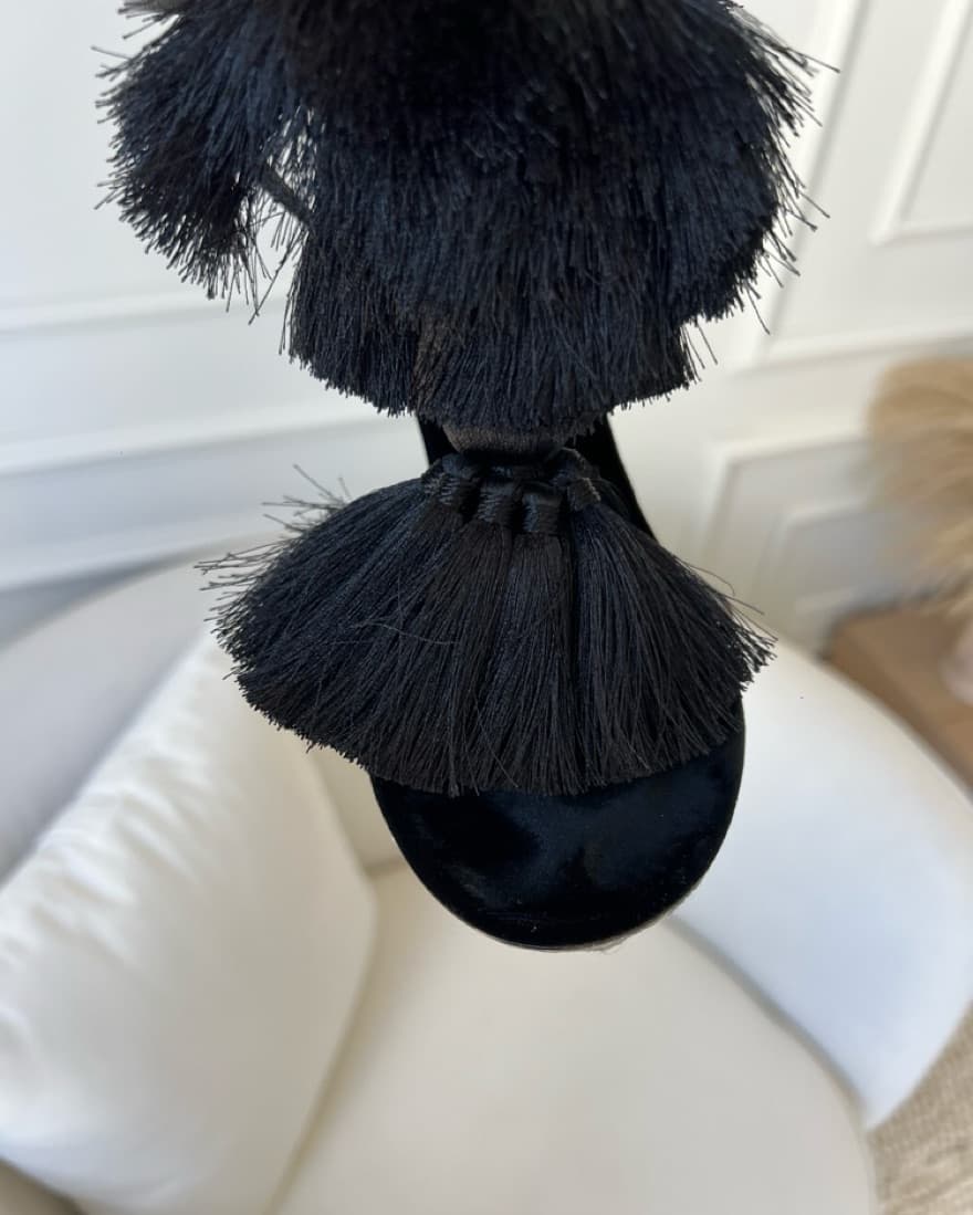 YSL - Saint Laurent seude tassle heels - Image 6