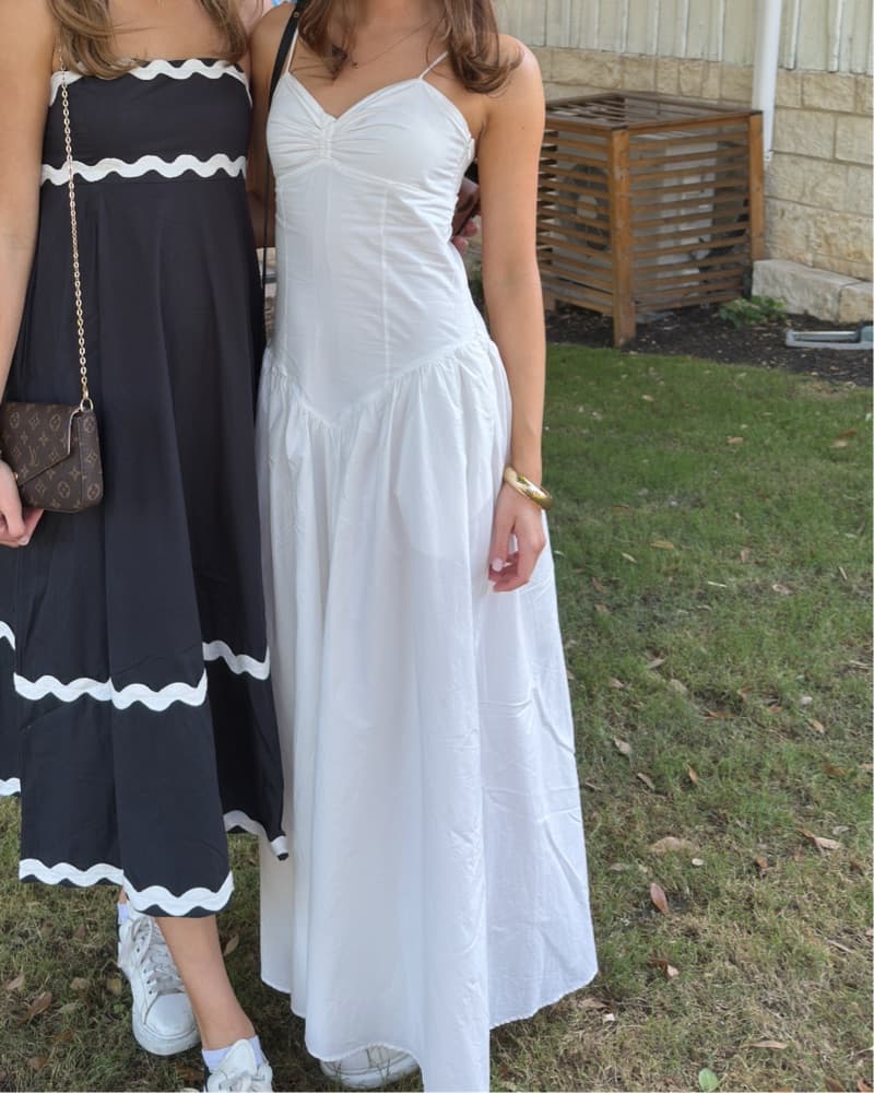 Strappy Gabardine Dress - Image 2
