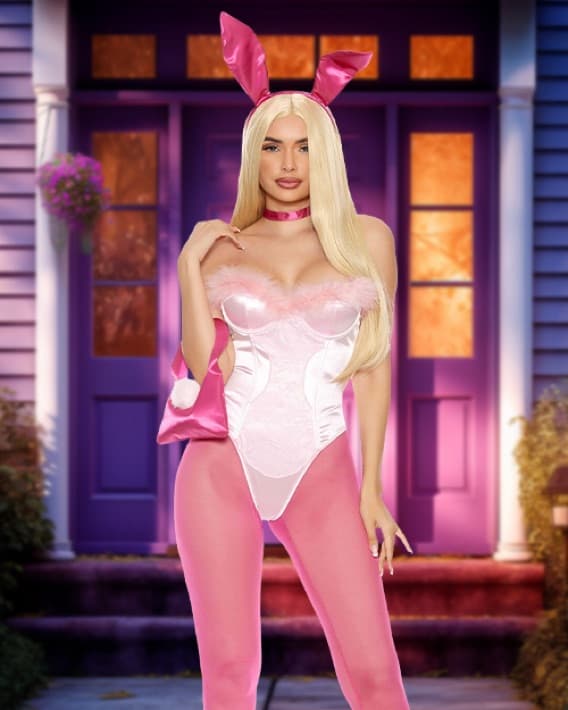 Elle Woods Legally Blonde Bunny Costume - Image 1