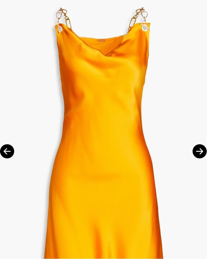 Cult Gaia Silk Mini Dress - Image 3
