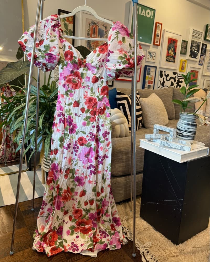 Abercrombie Puff Sleeve Maxi Dress  - Image 2