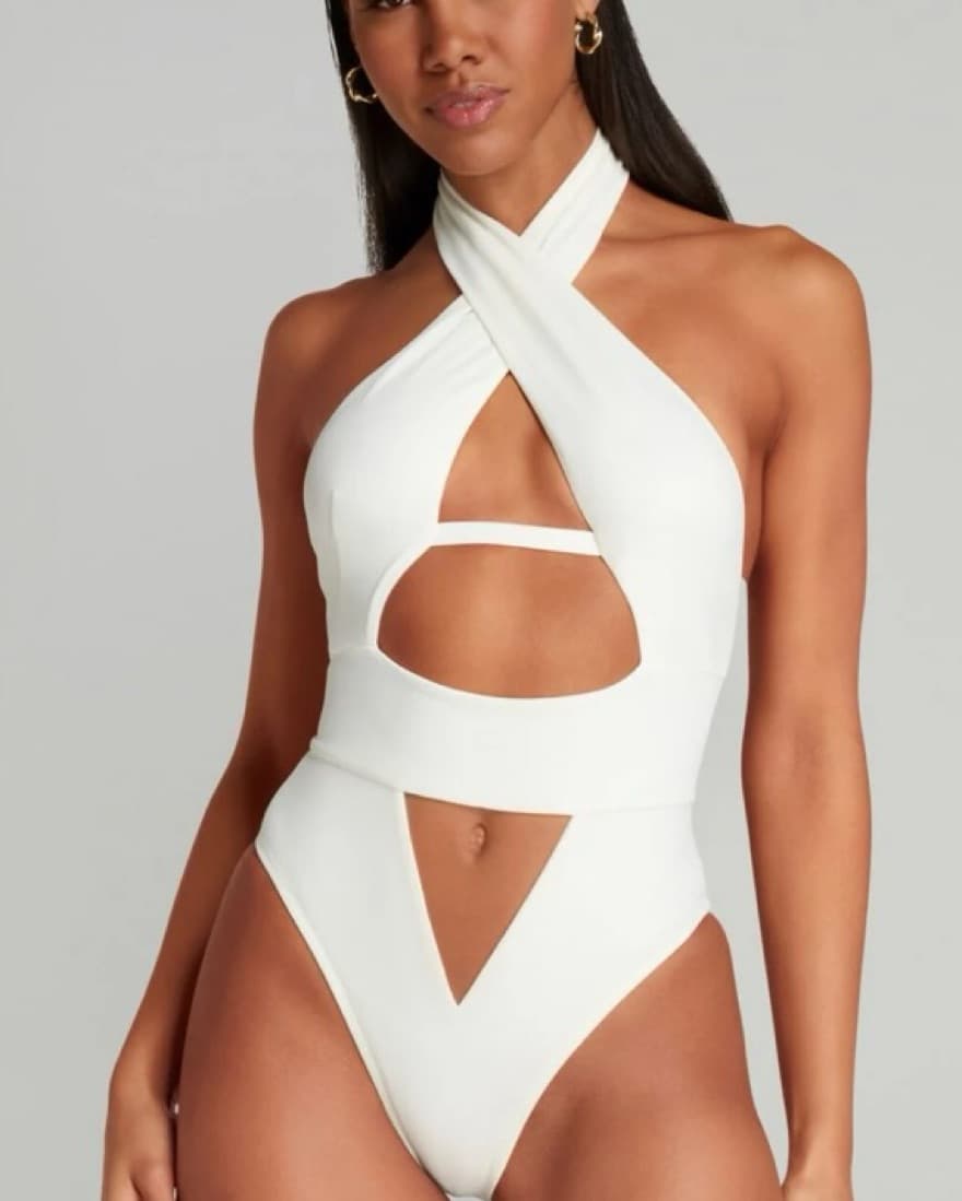 Agent Provocateur Anja Swimsuit White  - Image 1